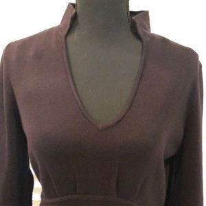 J Howard purple sweater dress
